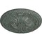 Ekena Millwork Amelia Ceiling Medallion (Fits Canopies up to 2 3/8"), 19 5/8"OD x 3/4"P, Cloud Burst Crackle CM20AMCBC - alternate 2